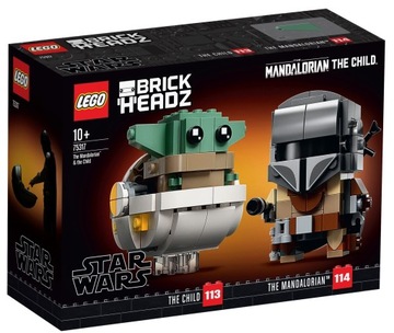 LEGO 75317 BrickHeadz Star Wars Mandalorianin i Dziecko Mandalorian NOWY