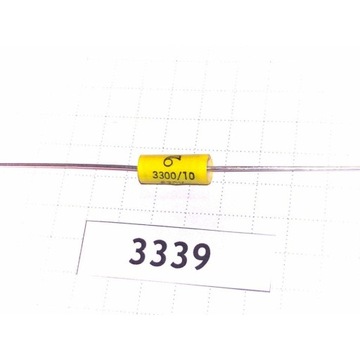 Kondensator foliowy 3.3nF 630V 10% 50MKT osiowy x5