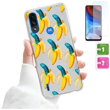 ETUI PLECKI FOTO Case OBUDOWA Pokrowiec SZKŁO do Motorola Moto E7 Power
