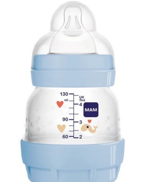 MAM BUTELKA ANTYKOLKOWA Perfect Star 130ml Better Together niebieska