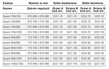 Гидромассажная кабина Duschy SQUARE 70 см x 0 см