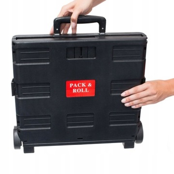 Тележка для покупок Relaxdays черная