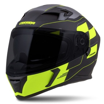 +CZARNA SZYBA KASK MOTOCYKLOWY CASSIDA 3.0 NEW XS