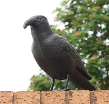 Садовая фигурка ворон 38x11x13см