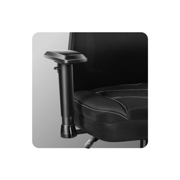 STYLOWY Fotel Gamingowy HUZARO Combat 6.2 Black z Oświetleniem RGB LED