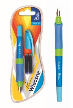 PIÓRO WIECZNE Z IRYDOWĄ KOŃCÓWKĄ BLUE + 2 NABOJE