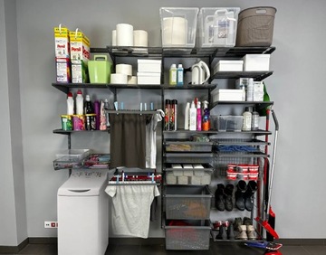 Стеллажная система Integri ВЕРТИКАЛЬНАЯ МОНТАЖНАЯ РЕЛЬС одинарная WLS 1000 1м БЕЛАЯ