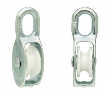 Bloczek pojedynczy linowy do lin ocynk 200kg 20mm