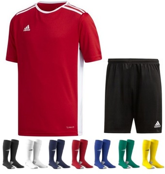 ADIDAS STRÓJ Piłkarski Koszulka Spodenki Getry r.S