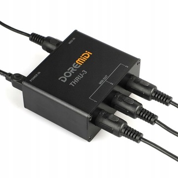 Box Controller 1 wejście Midi na 3 wyjścia Midi