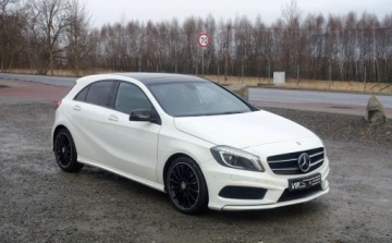 Mercedes Klasa A W176 Hatchback 5d Facelifting 200 d 136KM 2015 Mercedes-Benz Klasa A 200CDI 136KM AMG Line Niski przebieg Biksenon Skora