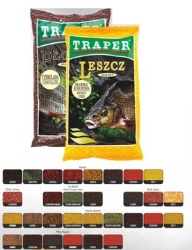 Zanęta Traper Sekret Lin Karaś Ziel.Marcepan 2,5kg