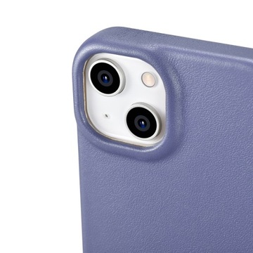 iCarer CE Premium Leather Folio Case Кожаный чехол для iPhone 14 с магнитным клапаном