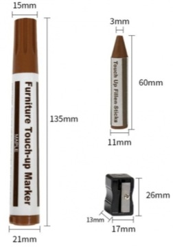 РЕМКОМПЛЕКТ ДЛЯ РЕМОНТА МЕБЕЛИ МАРКЕР НАБОР МАРКЕРОВ