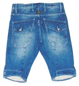 G-STAR 'SKIFF 1/2' ORYGINALNE SZORTY JEANS ROZ. 32