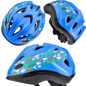 KASK DZIECIĘCY DLA DZIEWCZYNKI METEOR KS07 S 48-52 CM ARROWS STRZAŁKI