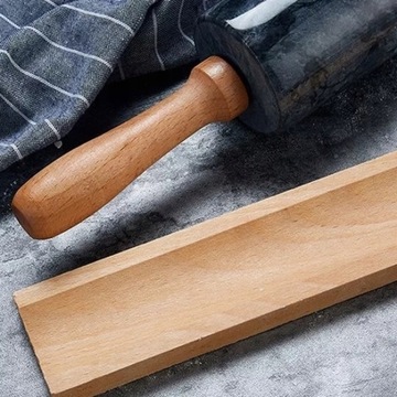 Скалка МРАМОРНАЯ для антипригарного теста, 46 см.