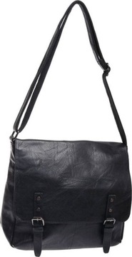 ЖЕНСКАЯ СУМКА С КЛАПАНОМ, черная