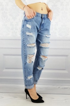 #ЖЕНСКИЕ ДЖИНСЫ БОЙФРЕНД С ВЫСОКОЙ ПОСАДКОЙ 3