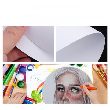 КРУГЛАЯ ЧЕРТЕЖНАЯ БУМАГА 50 ШТ.