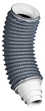 PRZEWÓD ELASTYCZNY RURA PRZYŁĄCZENIOWA DO KOMINKA Z REDUKCJĄ FLEXOS 150mm
