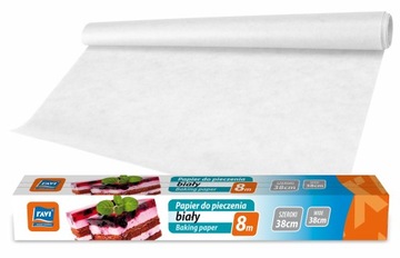 Широкая белая бумага для выпечки Рави