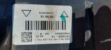 BMW 2 F45 7311029 SVĚTLO ZADNÍ LEVÝ