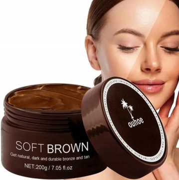 SOFT BROWN KREM PRZYŚPIESZAJĄCY OPALANIE BRĄZUJĄCY - CHOCOLATE INTENSE 200g