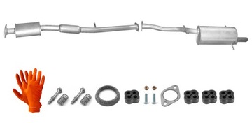 SUBARU FORESTER 2.0 (2002-2008) TŁUMIK TŁUMIKI