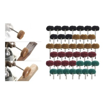 Набор из 40 абразивных полировальных кругов диаметром 25 мм,