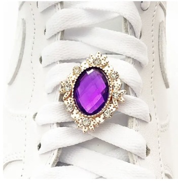 Симпатичные декоративные зажимы для обуви из камня и металла для женщин и мужчин