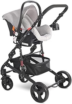 КОМПЛЕКТ МНОГОФУНКЦИОНАЛЬНАЯ КОЛЯСКА 3В1 LORELLI ALBA