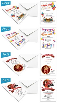 ПРИГЛАШЕНИЯ НА ДЕНЬ РОЖДЕНИЯ Ваше имя ВЫКРОЙКИ КОНВЕРТОВ