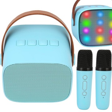 Zestaw Do Karaoke Z 2 Mikrofonami Bezprzewodo