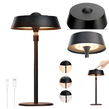 Zewnętrzna lampa stołowa LED, bezprzewodowa 3TRYBY