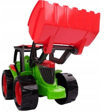 TRAKTOR Z PRZYCZEPĄ LENA GIGANT CIĄGNIK SPYCHACZ