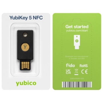 Ключ безопасности для Yubico Yubikey 5 NFC BANK версии 5.7.1