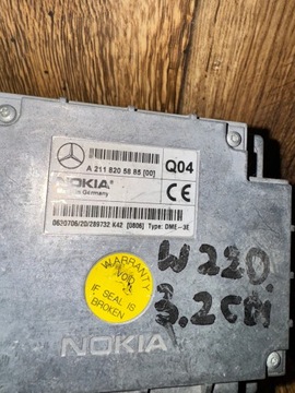 MERCEDES S TŘÍDA W220 MODUL TEL. NOKIA