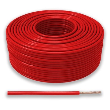 LINKA 16mm LgY 16mm2 PRZEWÓD JEDNOŻYŁOWY 1X16 mm2 CZERWONY KABEL NA METRY