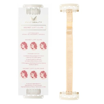 SecretLiftClipsSpinki do włosów lifting BLONDE DUO