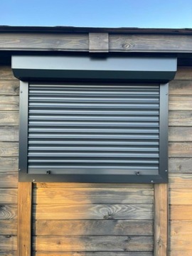 Противовзломные наружные рольставни.