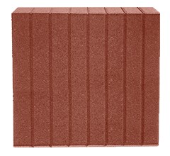 Obrzeża Palisadowe betonowe Wysokie 80 cm czerwone