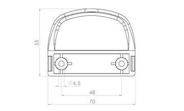 Ручка для балконной двери, ручка для курильщика, 4 цвета