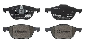 BREMBO KLOCKI HAMULCOWE PRZÓD+TYŁ FORD FOCUS