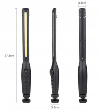 LAMPA WARSZTATOWA LATARKA LED800LM +MAGNES 2200mAh