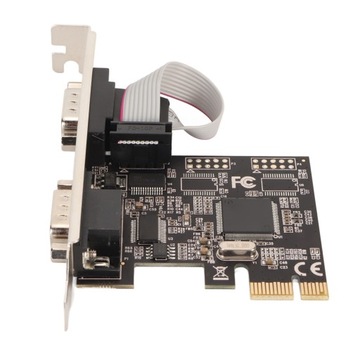 Плата последовательного адаптера PCIe RS232, 250 Кбит/с, 2 порта PCI Express X1 A3