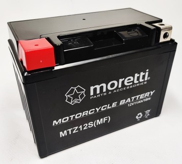 Akumulator Moretti AGM MTZ12S YTZ12S 12V 11Ah 210A