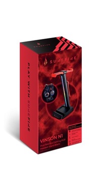 Подставка для наушников SureFire Vinson N1 RGB, черная