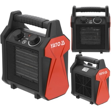 NAGRZEWNICA ELEKTRYCZNA 3000W DMUCHAWA PRZENOŚNA FARELKA GRZEJNIK PTC YATO