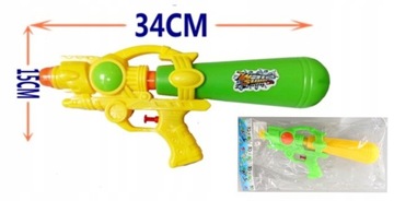 Pistolet na wodę ze zbiornikiem 34 cm-SIKAWKA